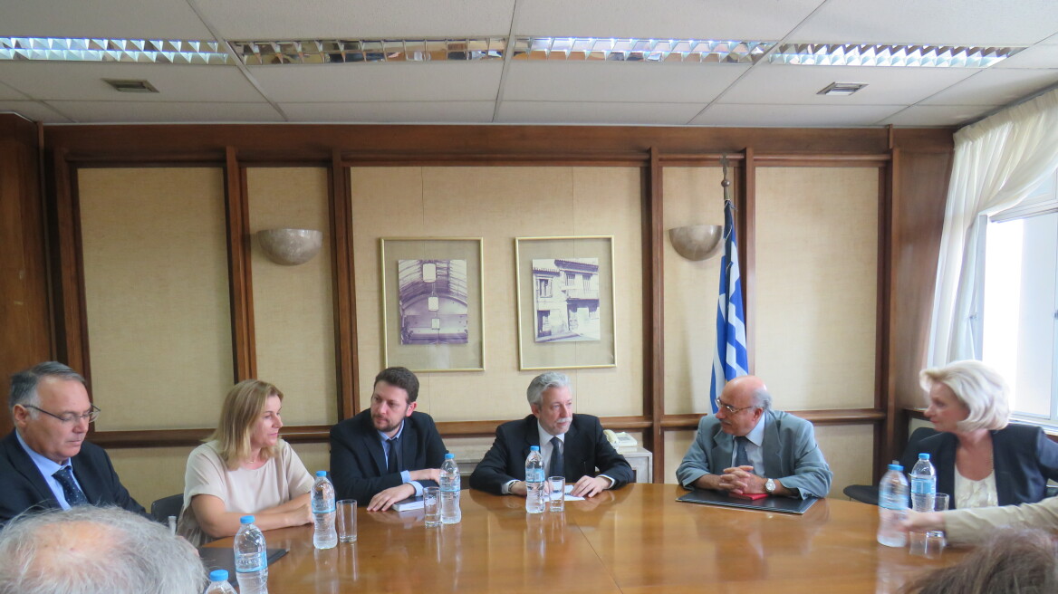 Συνάντηση Κοντονή με τον πρόεδρο Αρείου Πάγου και τους νέους αντιπροέδρους